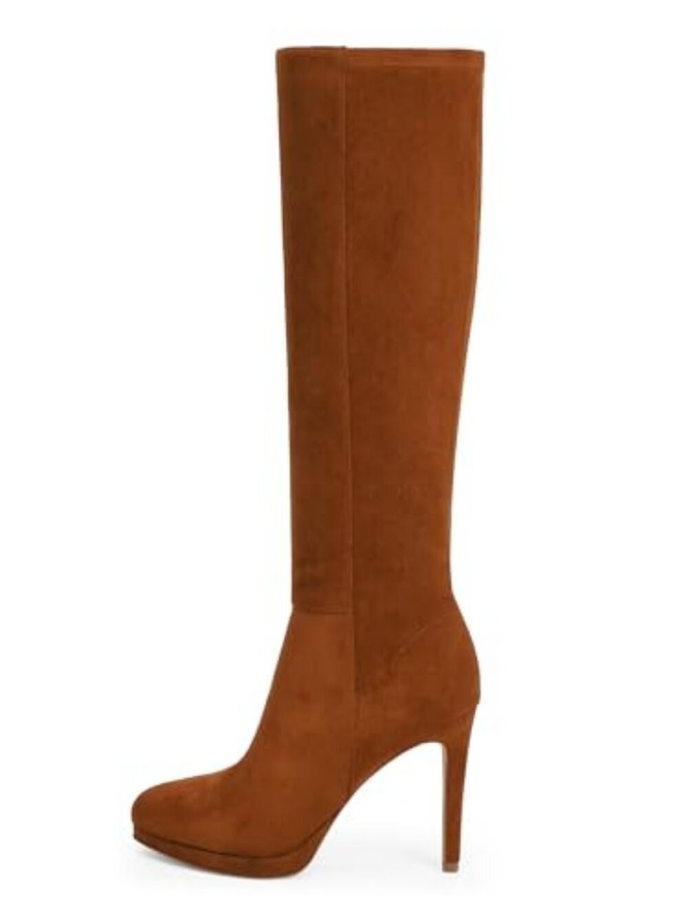 Knee High Boots Women Round Toe Stiletto Heel Fall Tall platforms Boots